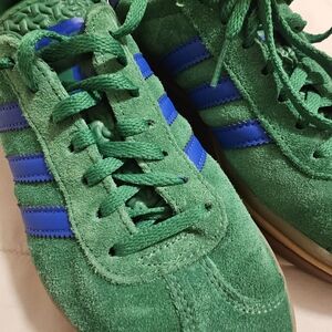 Adidas Green and Blue Sneakers